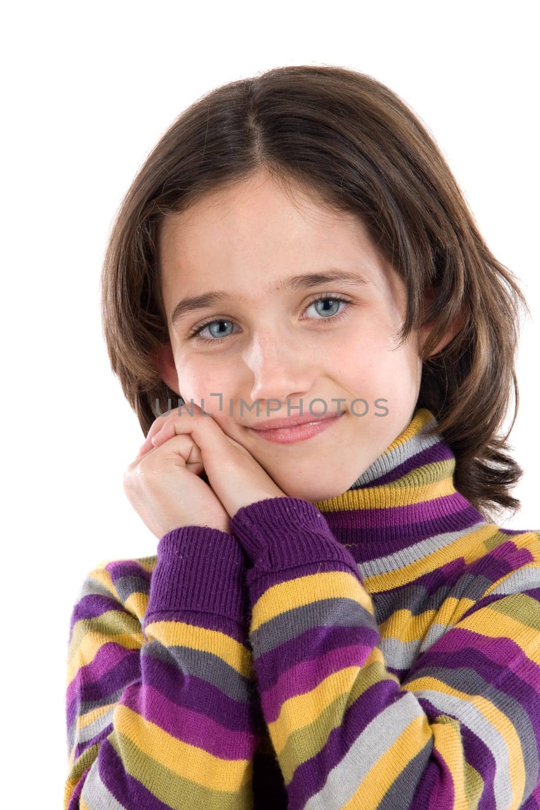 Portrait of adorable girl
