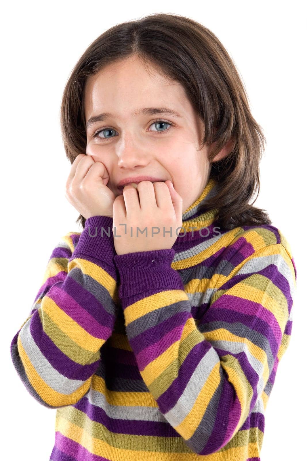 Afraid girl