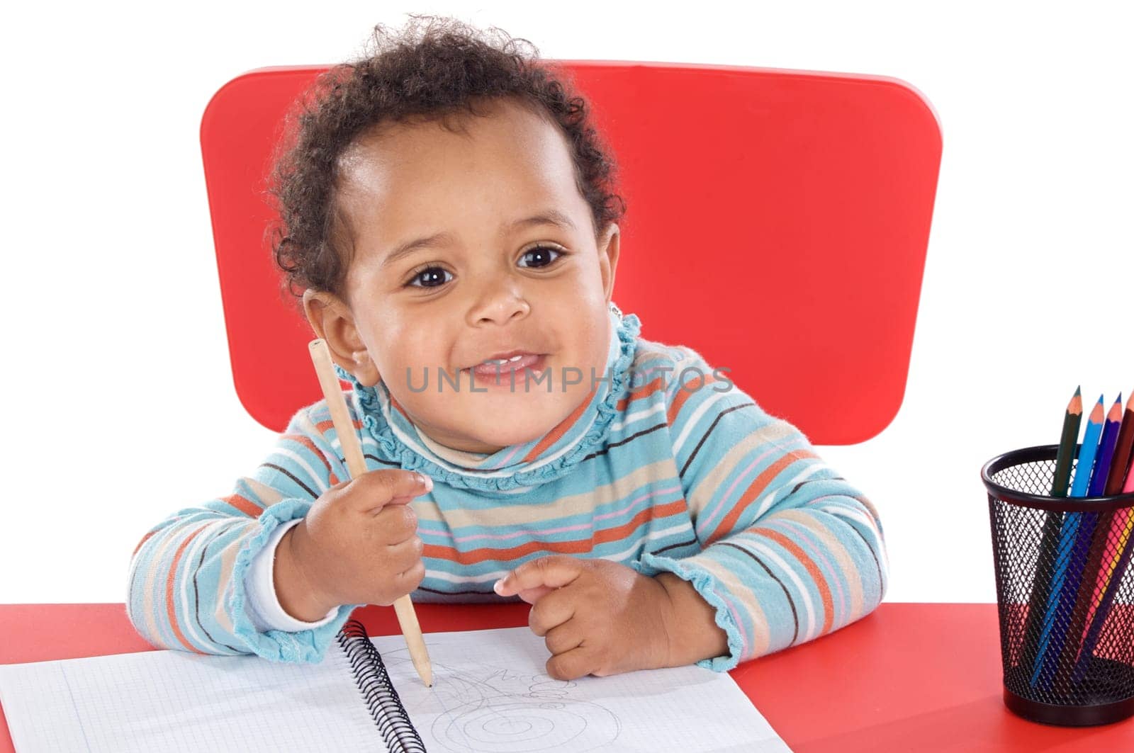 adorable baby student