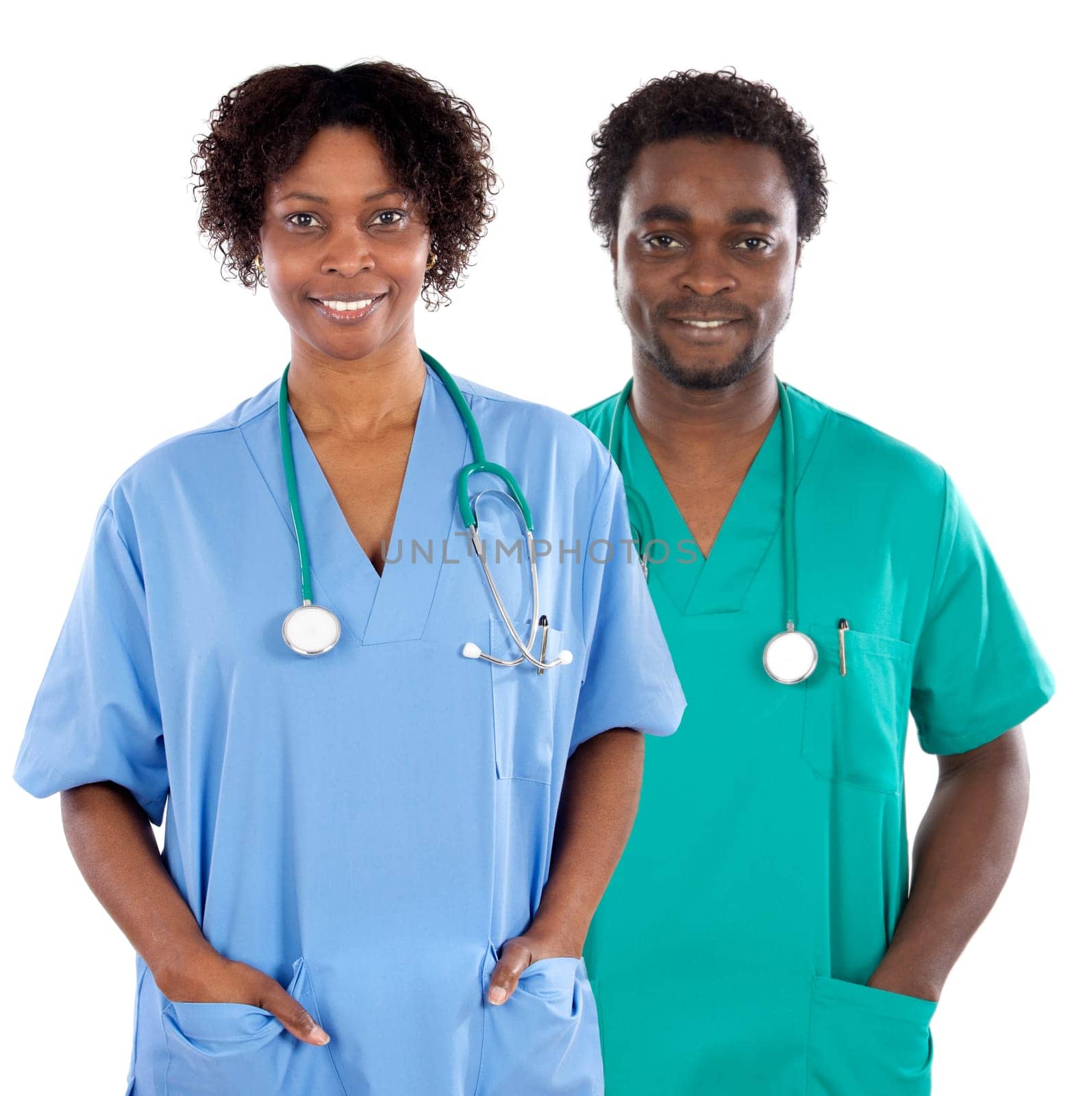 Couple of African Americans doctors