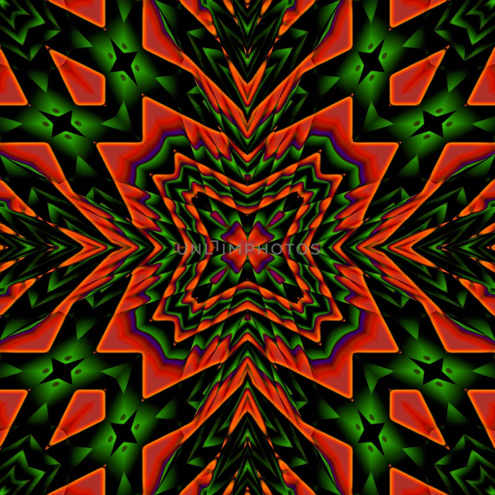 red and green abstract pattern