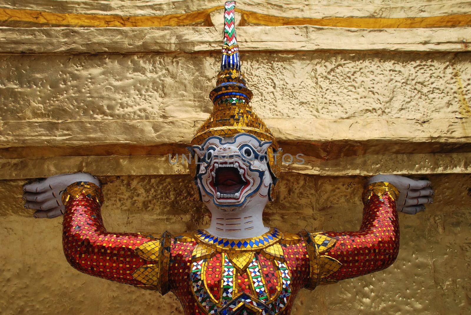 Temple Guards in Bangkok Royal Palace
