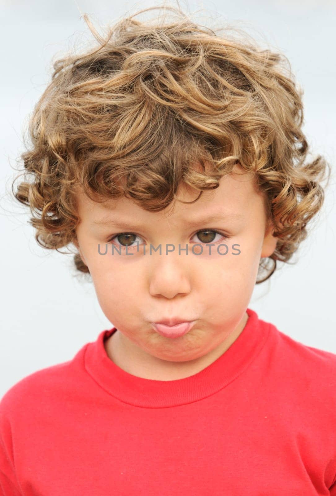 adorable boy sad