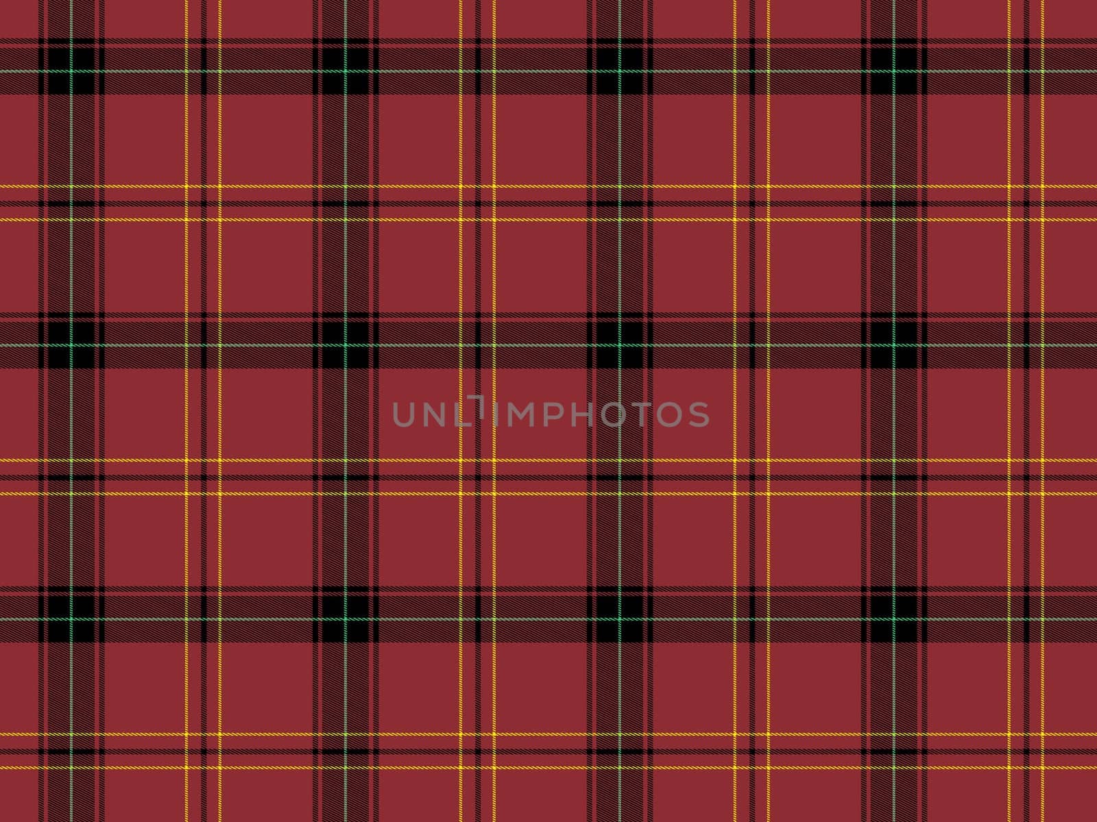 Red Scottish tartan