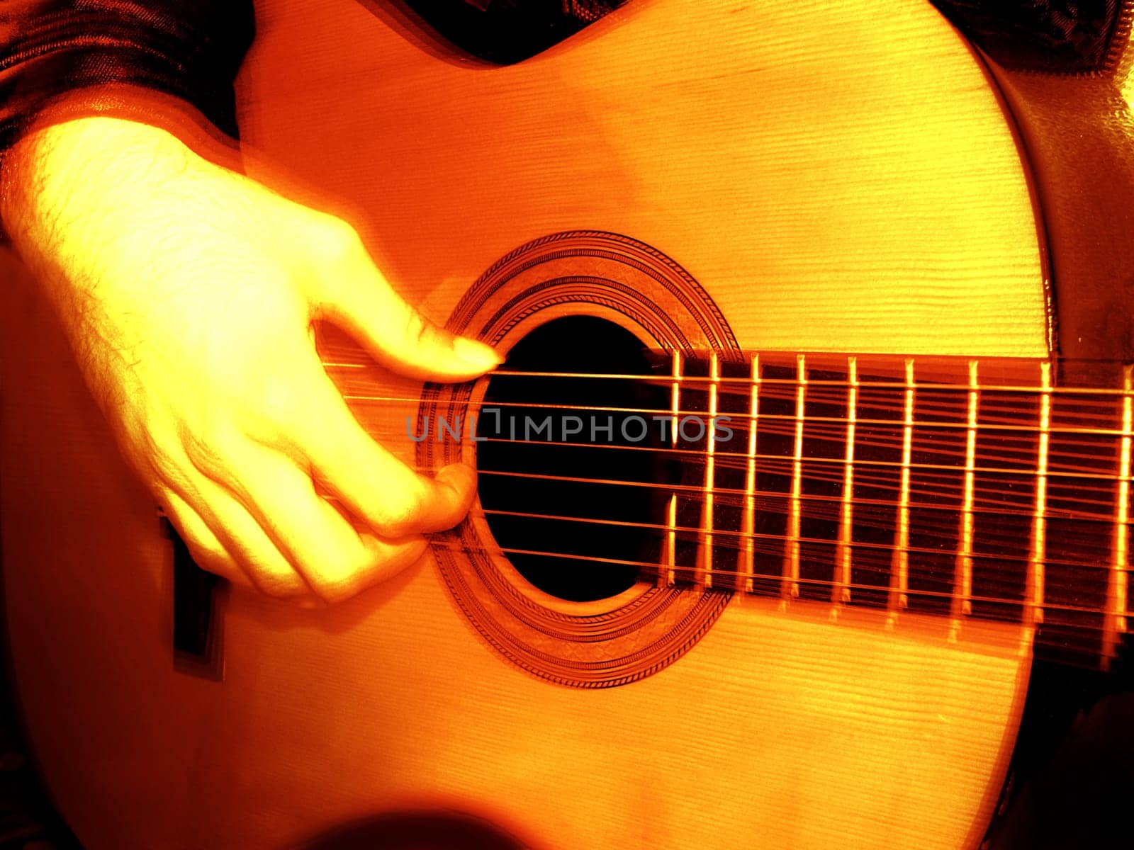 man playing guitar