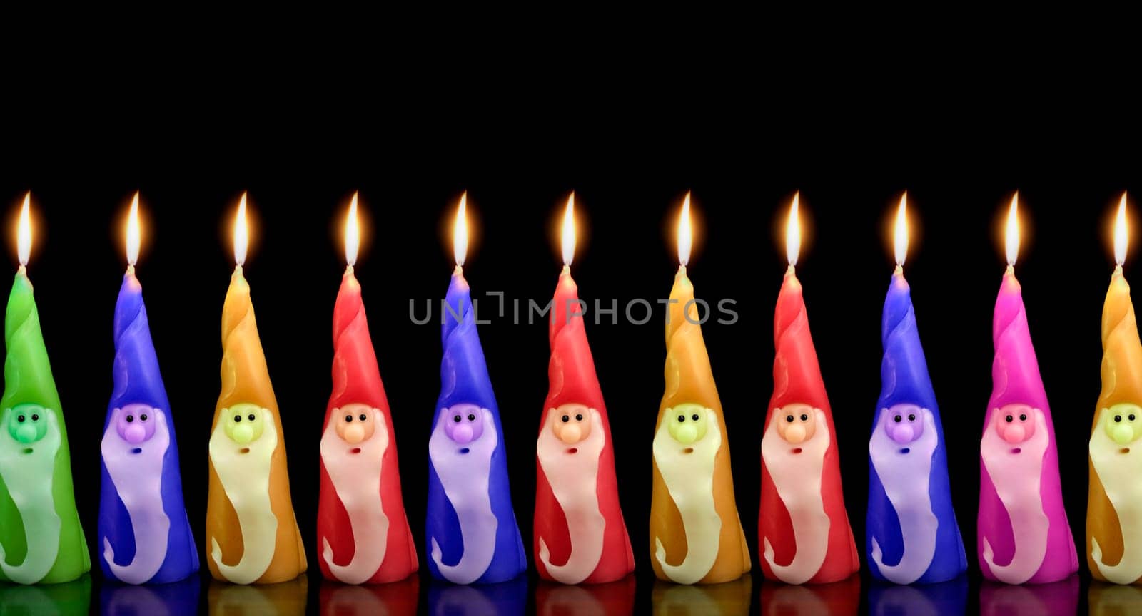 Santa Clause candles
