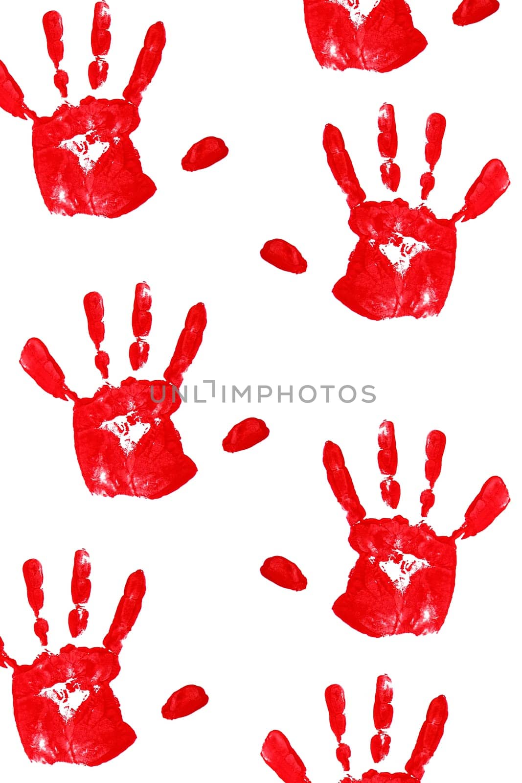 red child handprints
