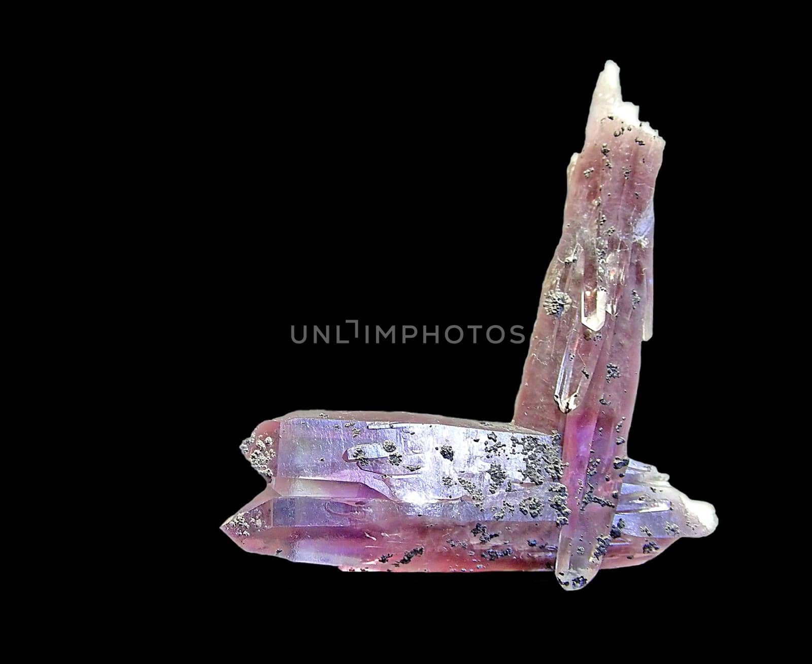 Amethyst belongs to the quartz group. Its characteristic purple color ranges from a light pink to a very dark purple. The term "amethystos"" comes from the Greek and means &amp #8222 not drunk se"