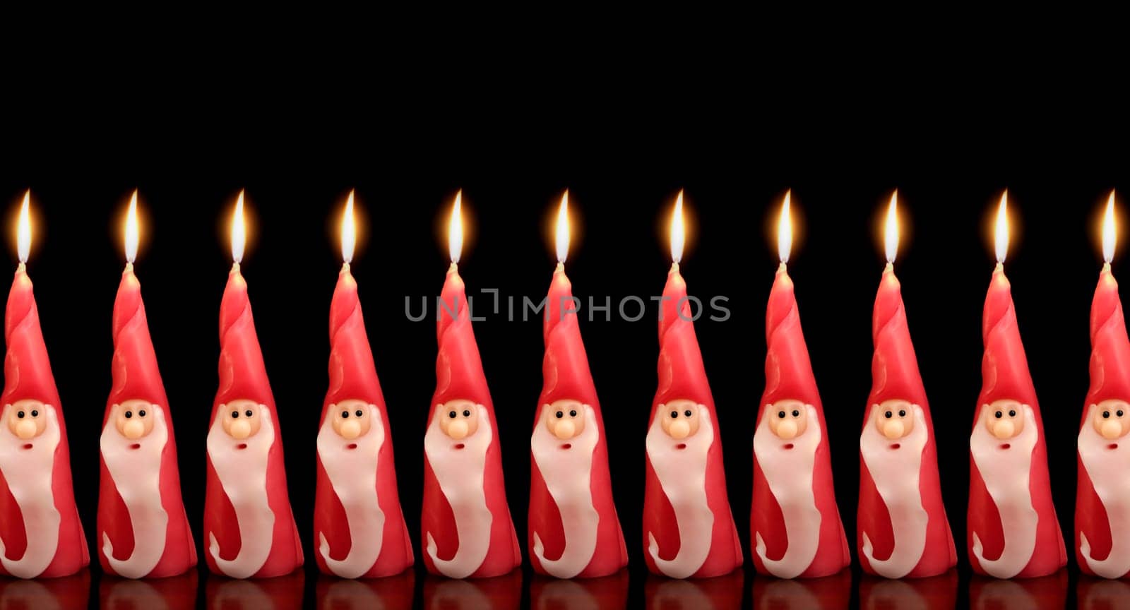Santa Clause candles