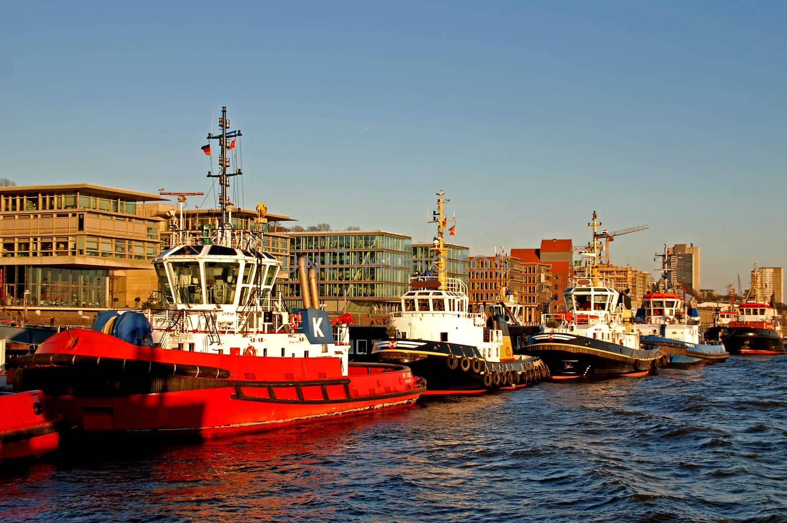 Tugboats in the Museum Harbour