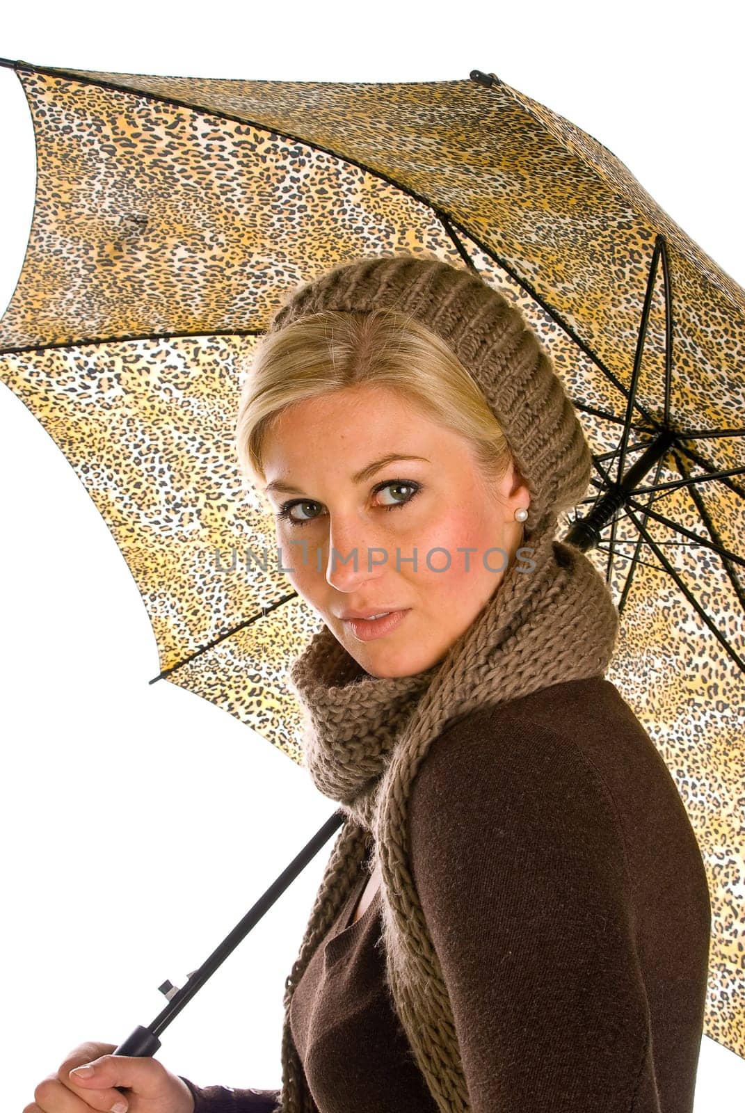 Woman with umbrella