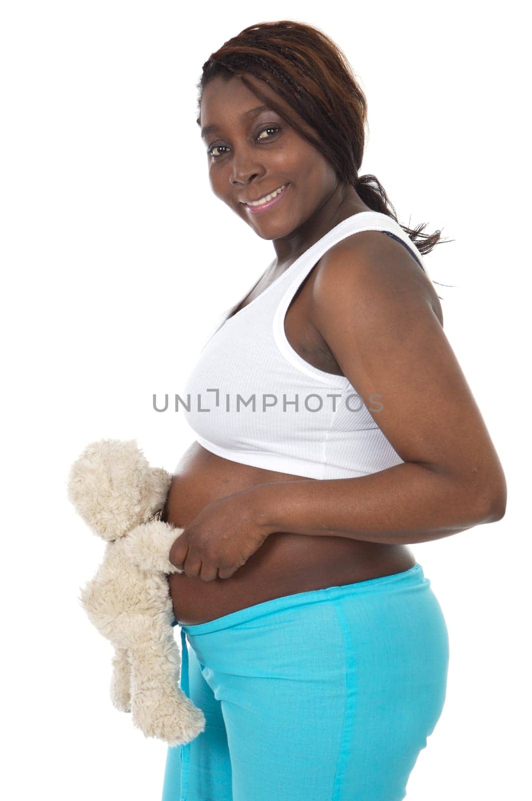 Attractive pregnant woman
