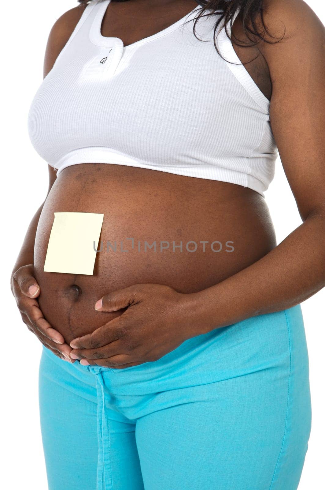 Attractive pregnant woman