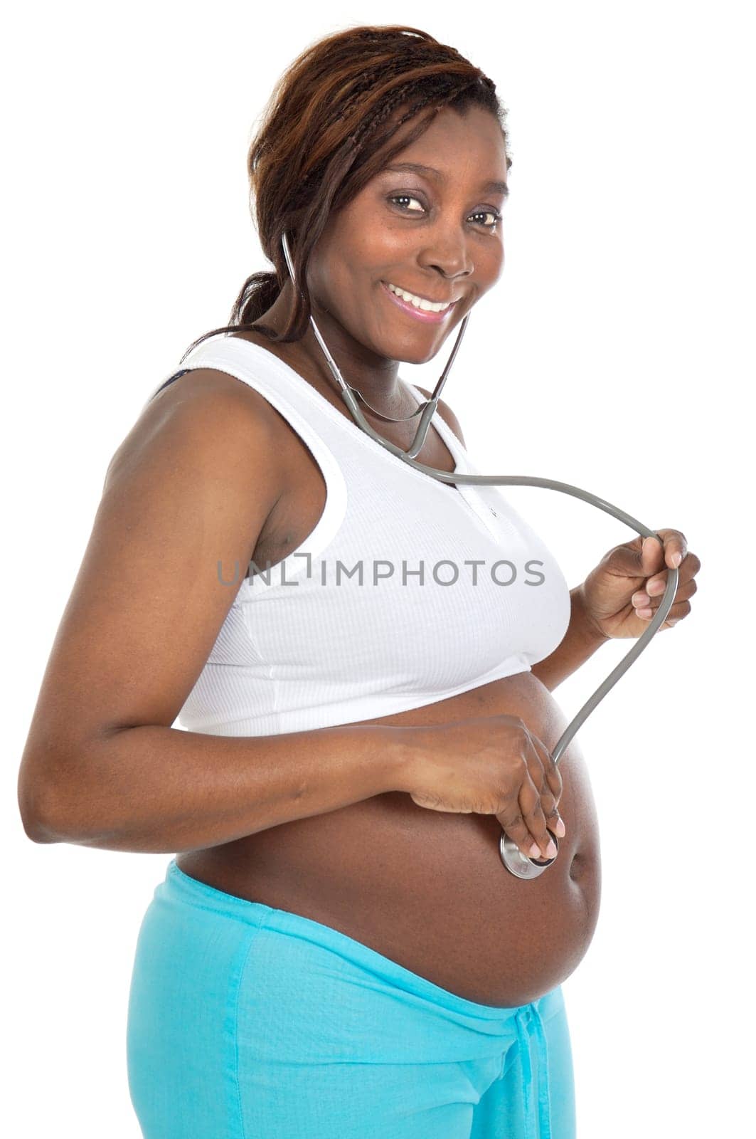 Attractive pregnant woman