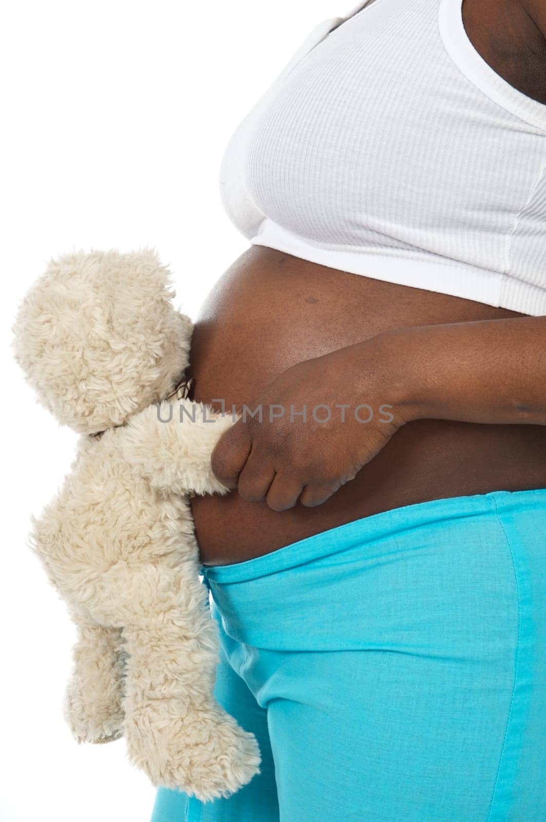 attractive pregnant woman