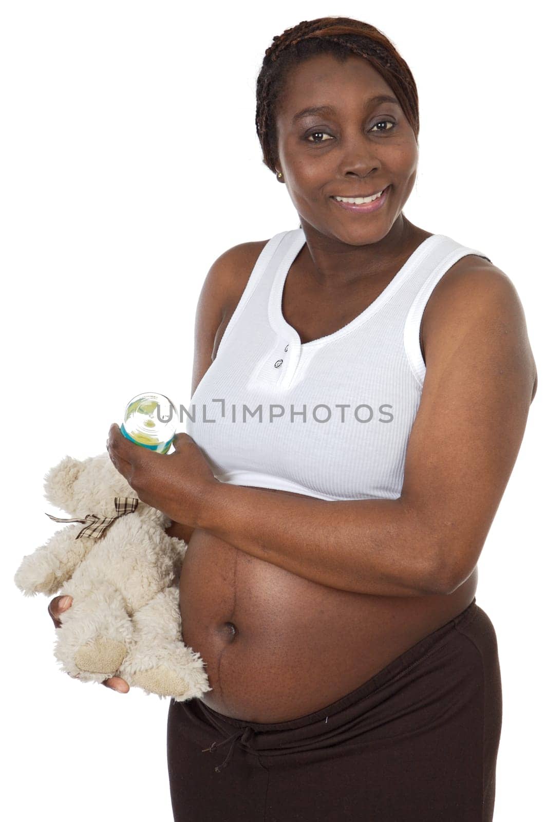 Attractive pregnant woman