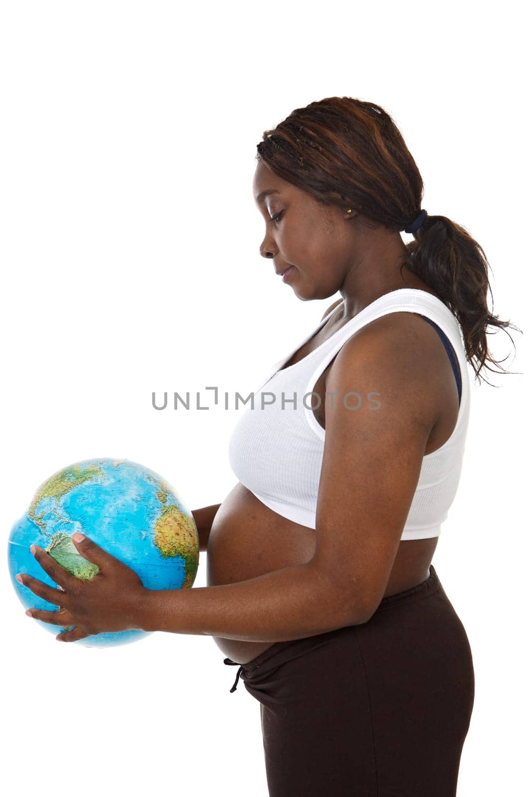Attractive pregnant woman