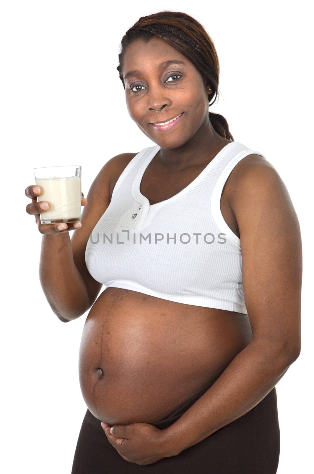 Attractive pregnant woman