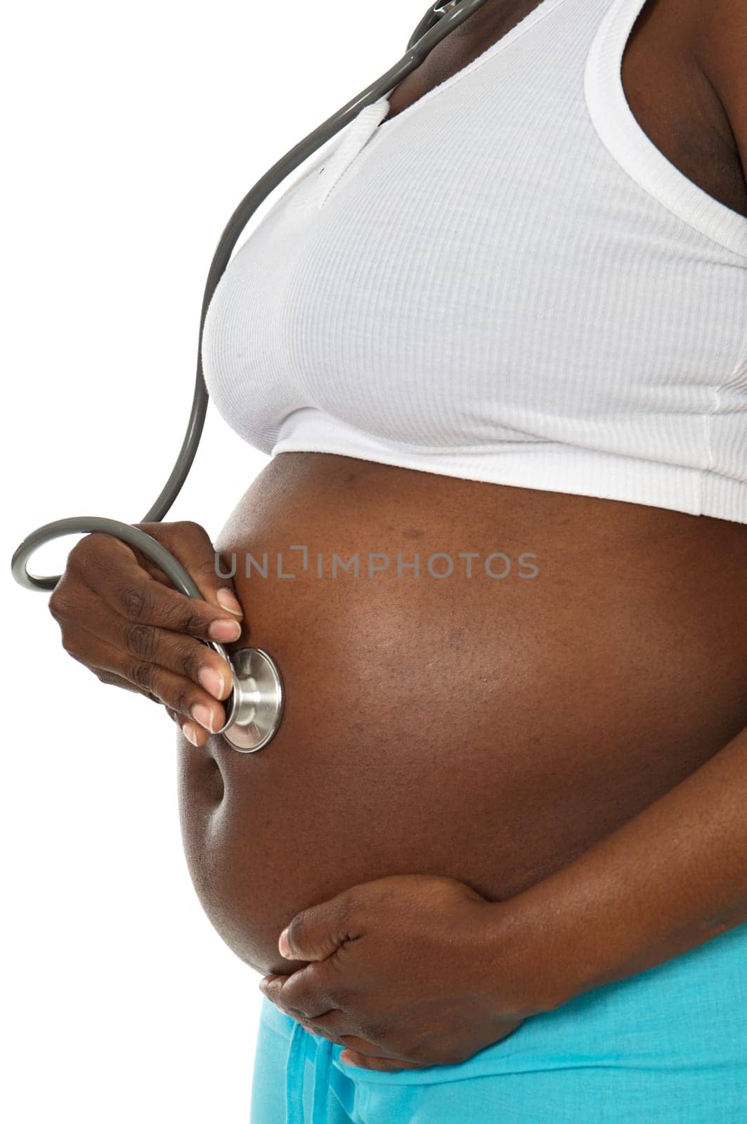 attractive pregnant woman