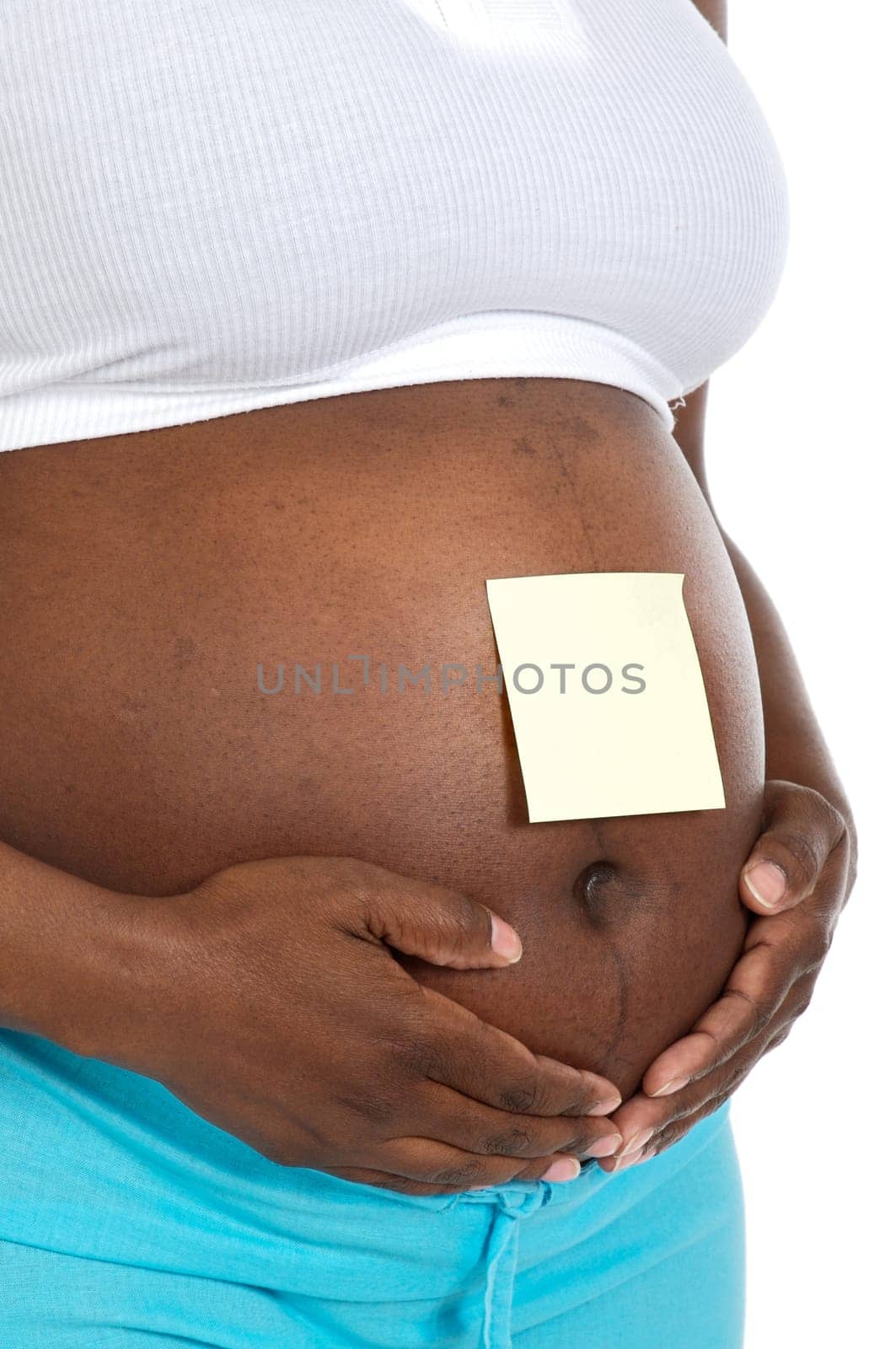 Attractive pregnant woman