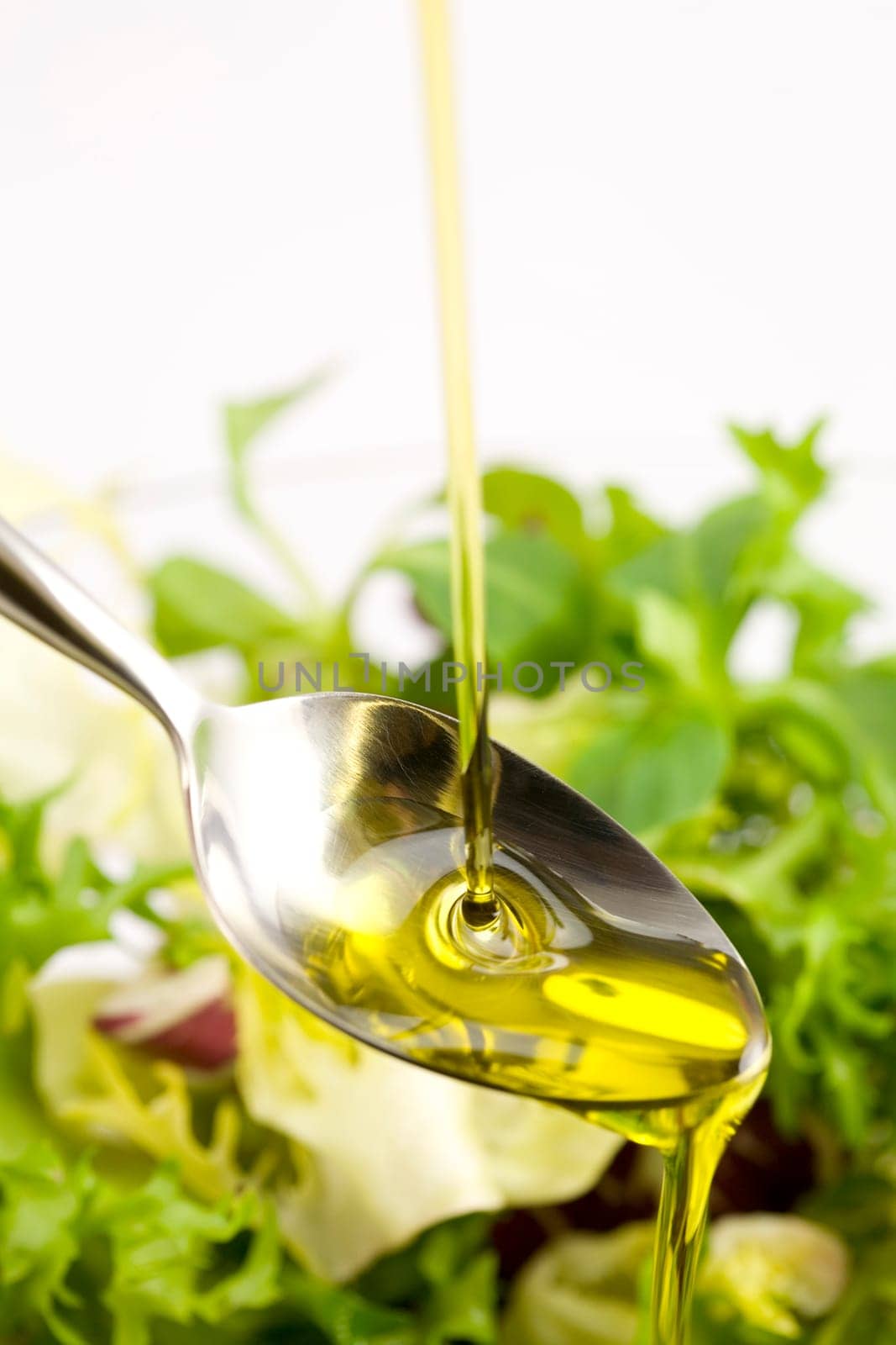 Pouring oil