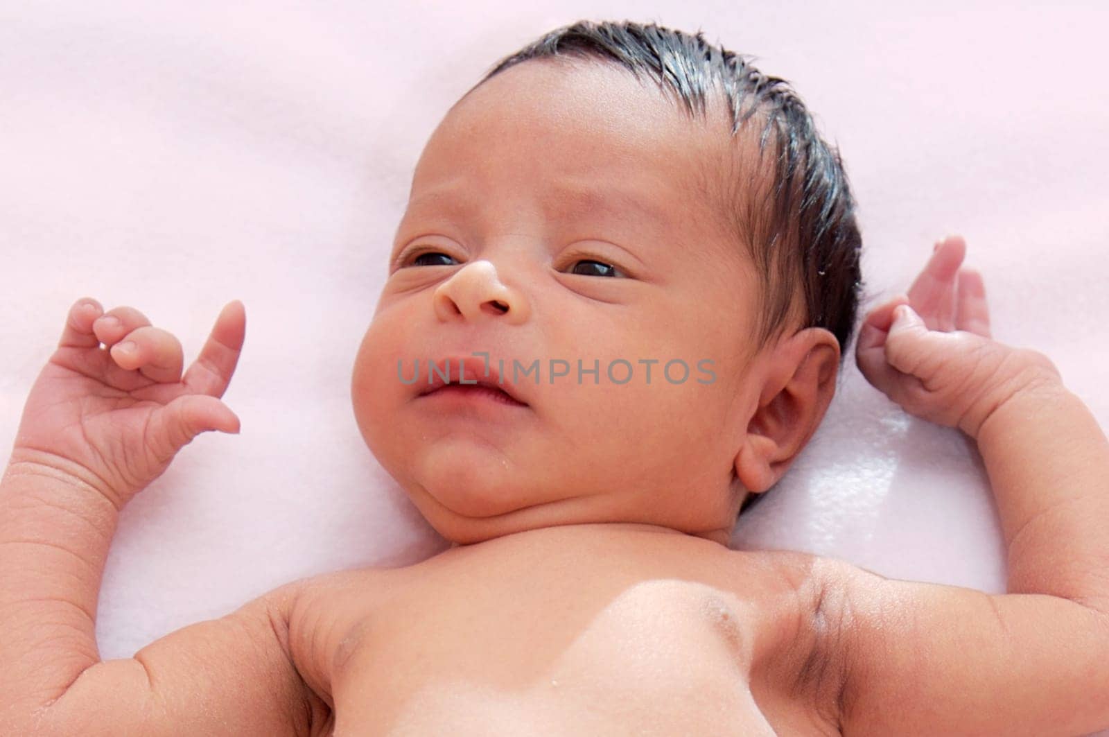 Adorable baby newborn