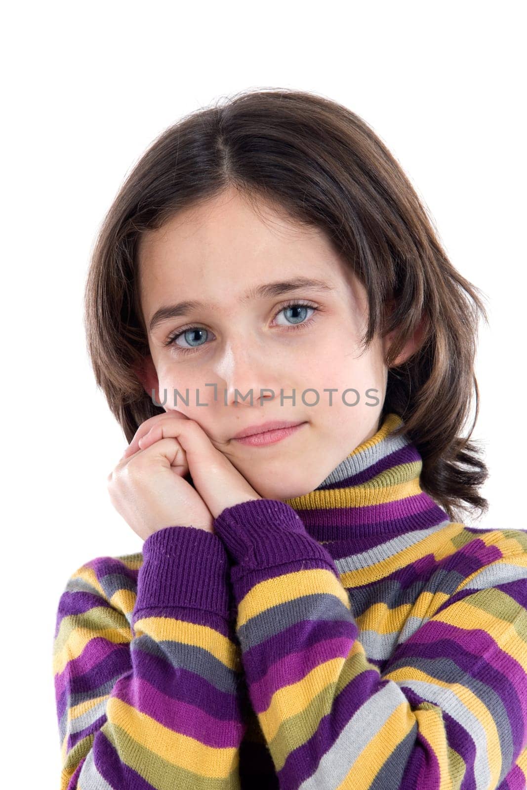 Portrait of adorable girl