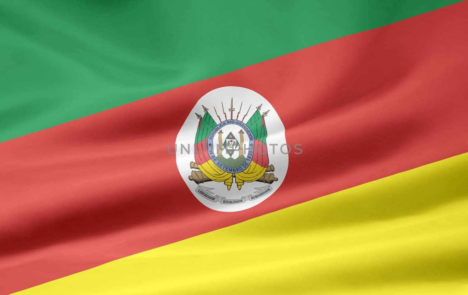 Flag of Rio Grande do Sul - Brasil