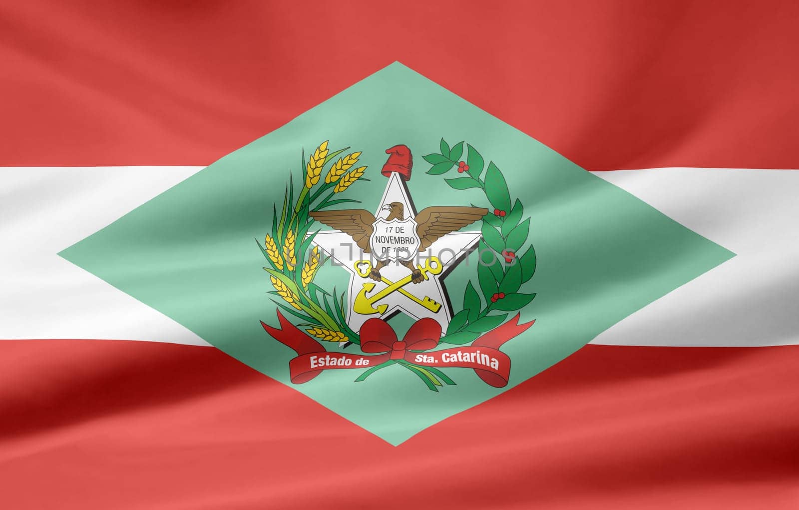 Flag of Santa Catarina - Brazil