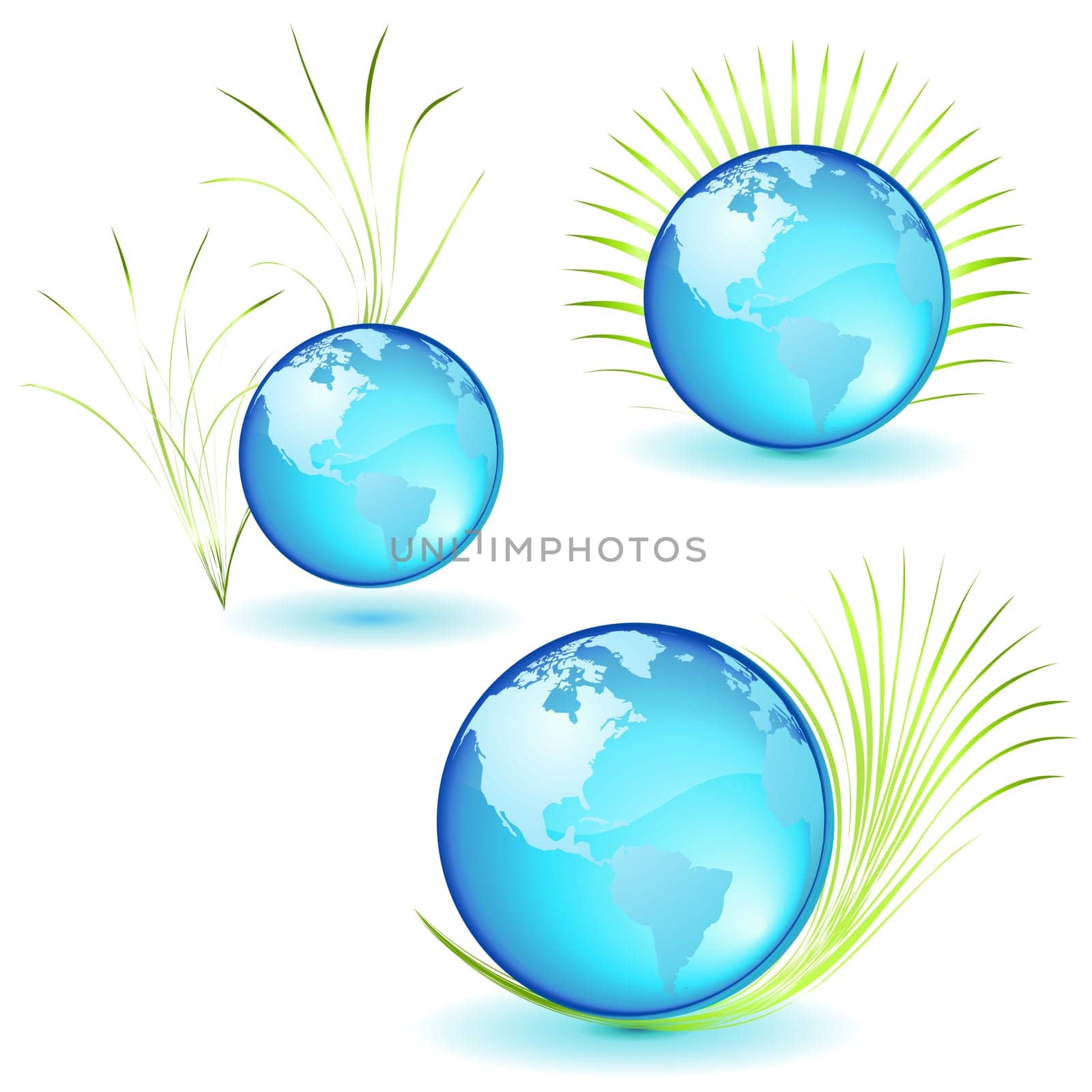 Blue planet icons