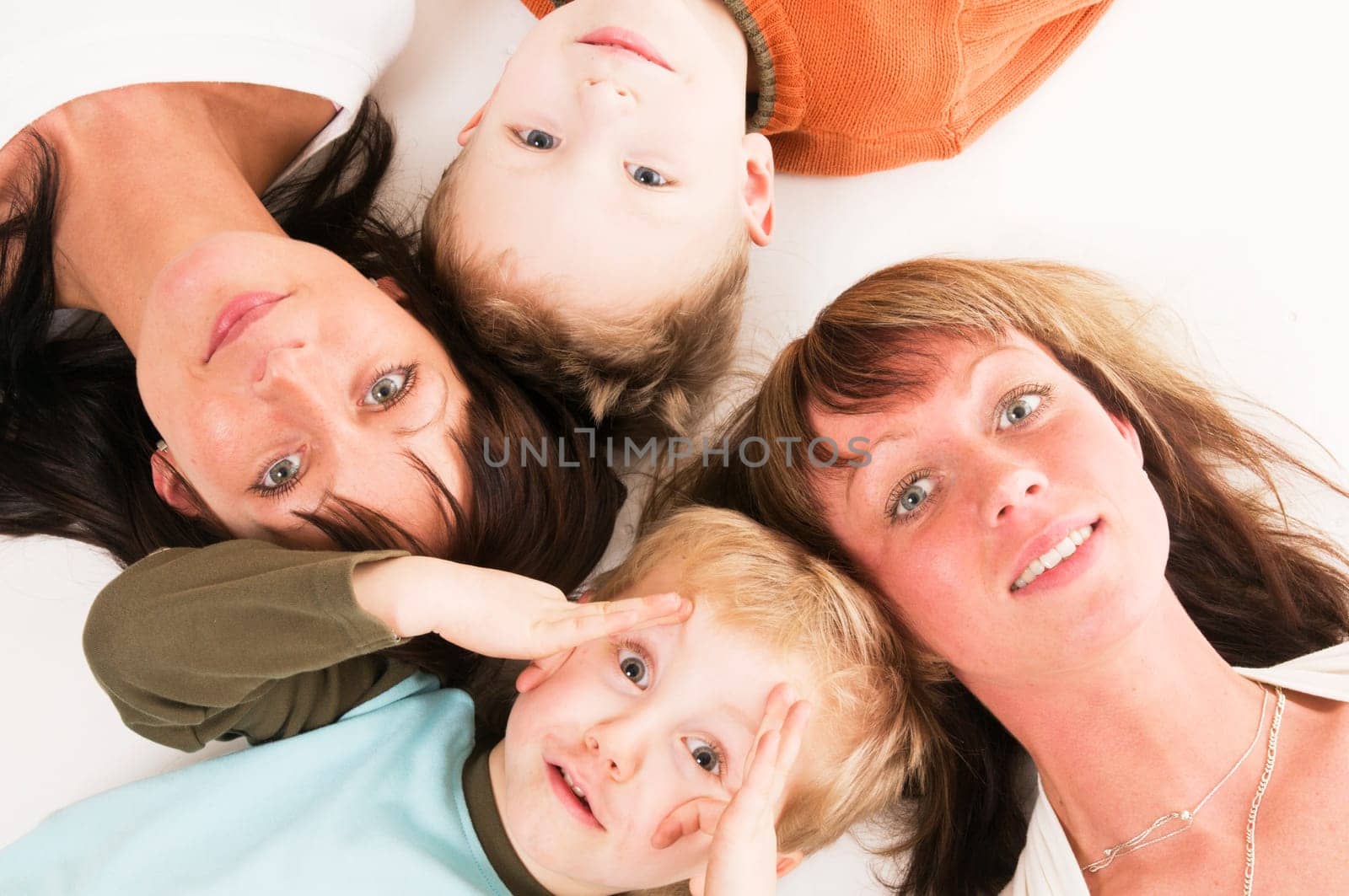 sisters and cousins on the bottom