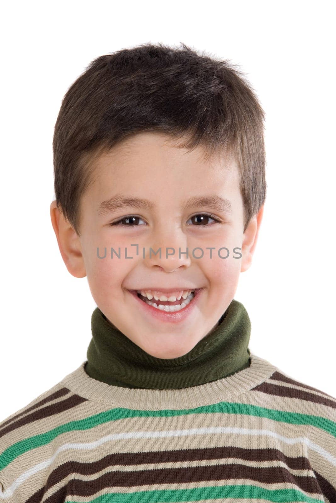Adorable child smiling