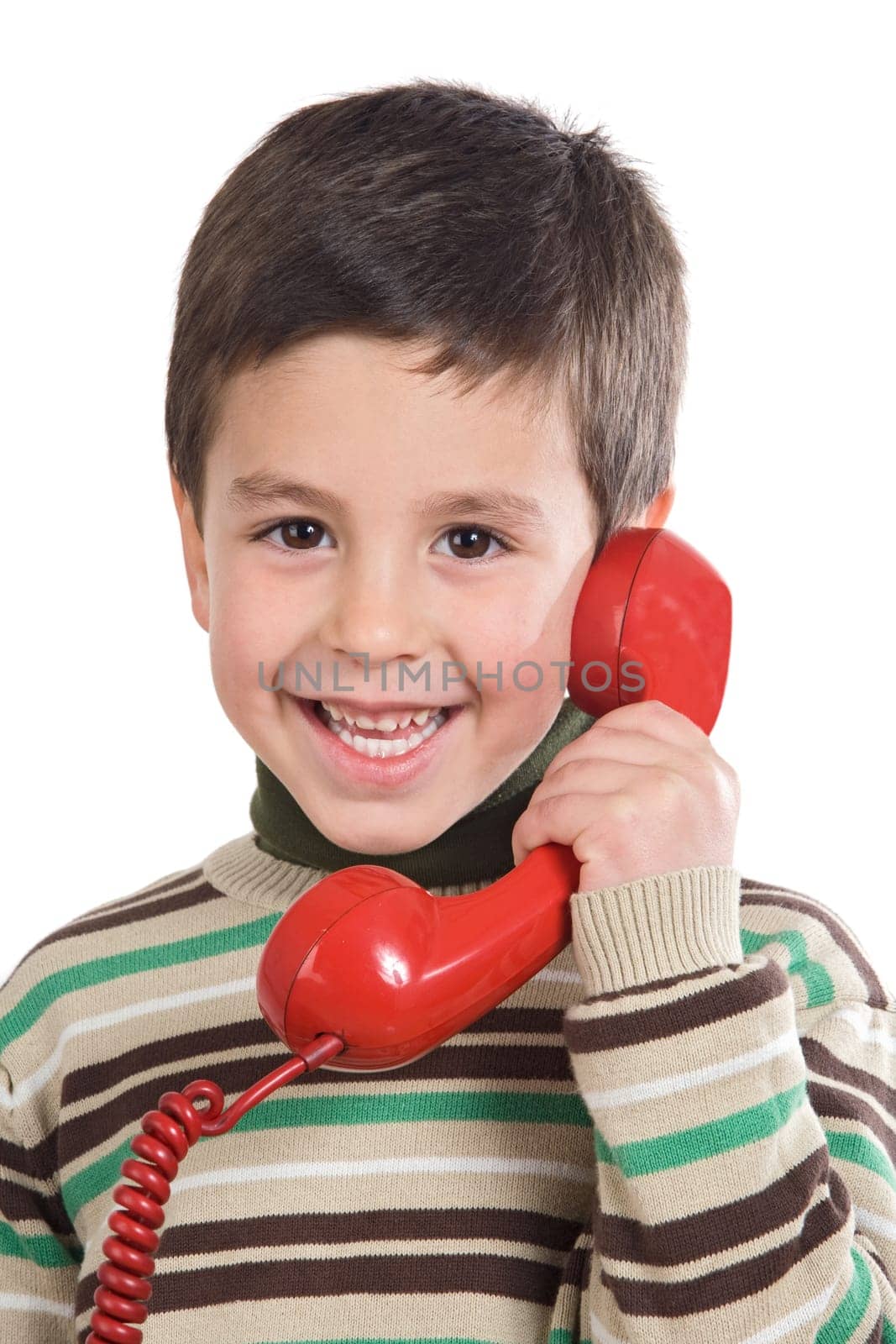 Adorable ,child ,phone,telephone