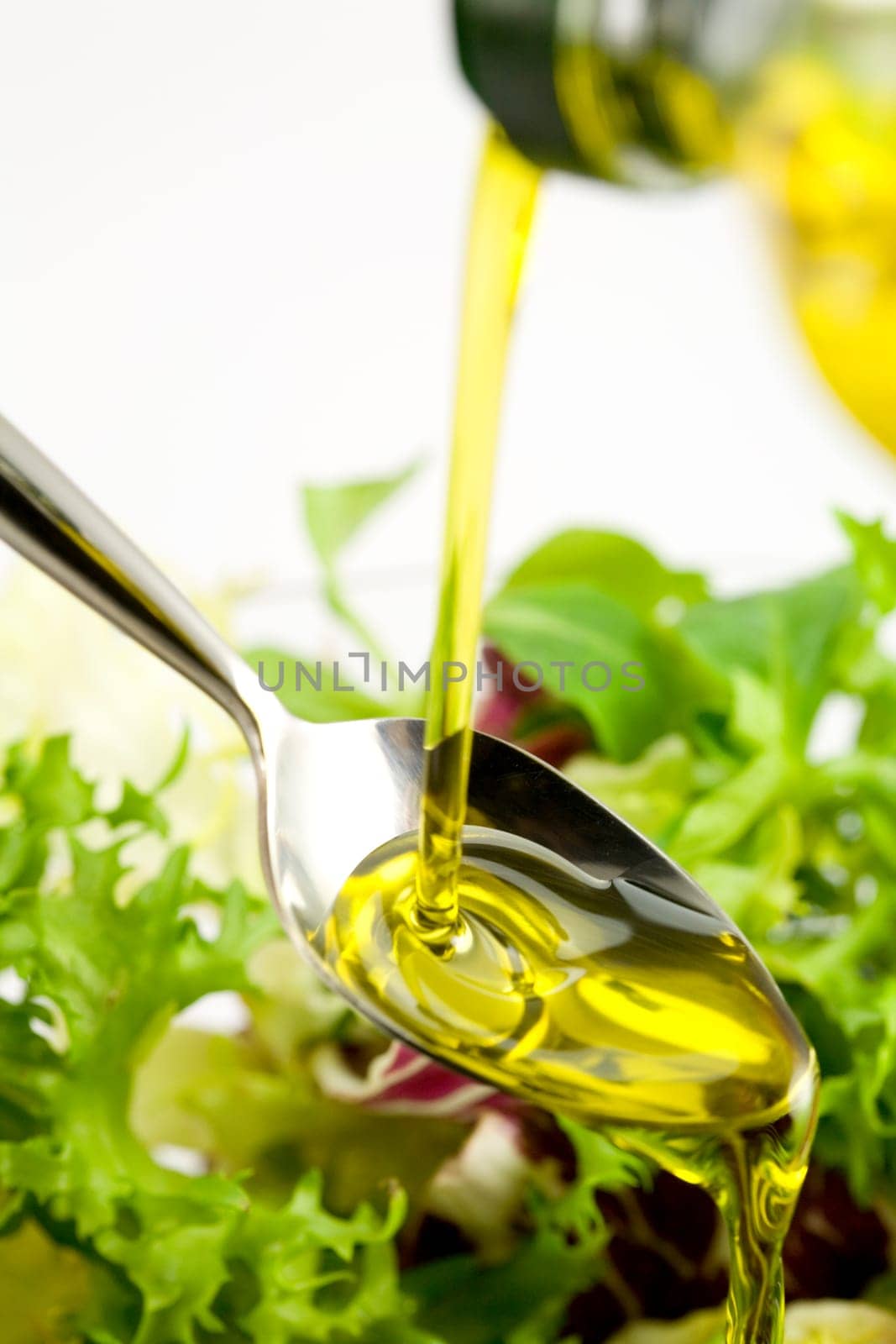 Pouring oil