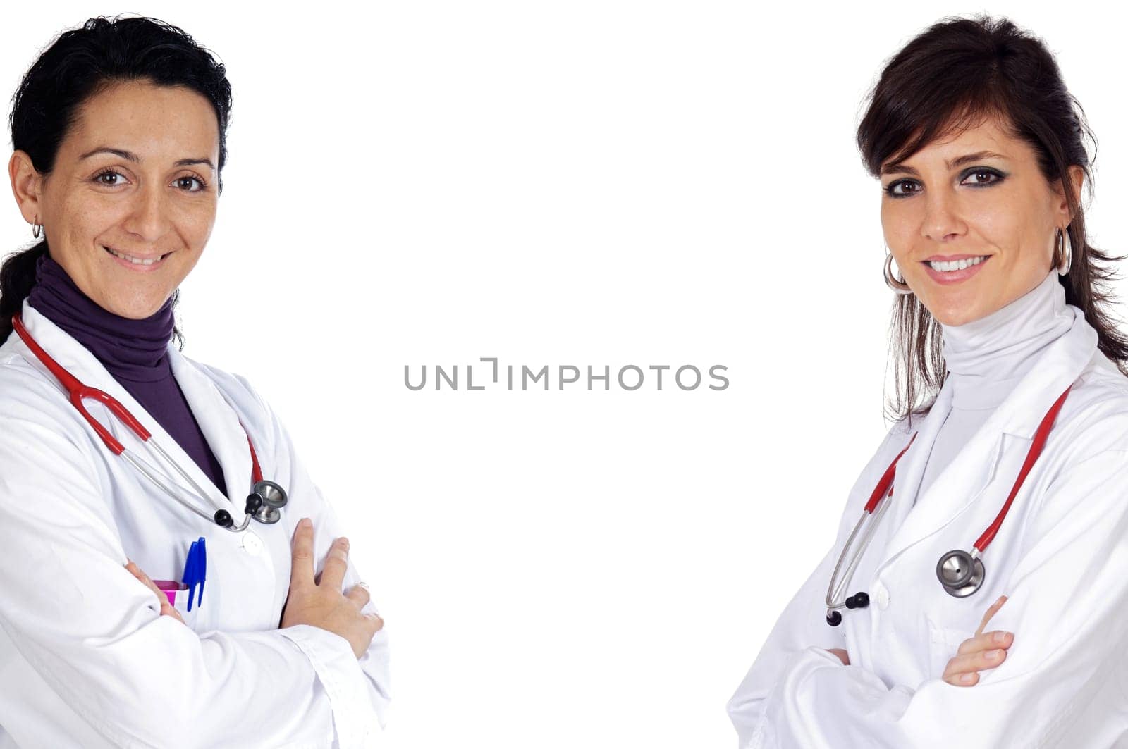 Two doctor women