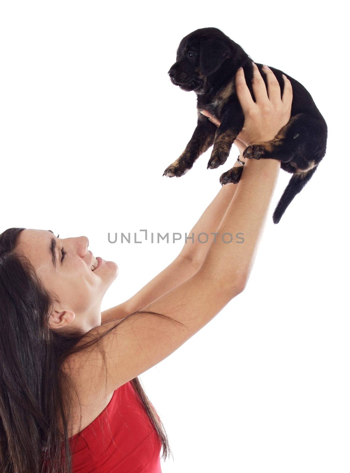 Woman whit her dog