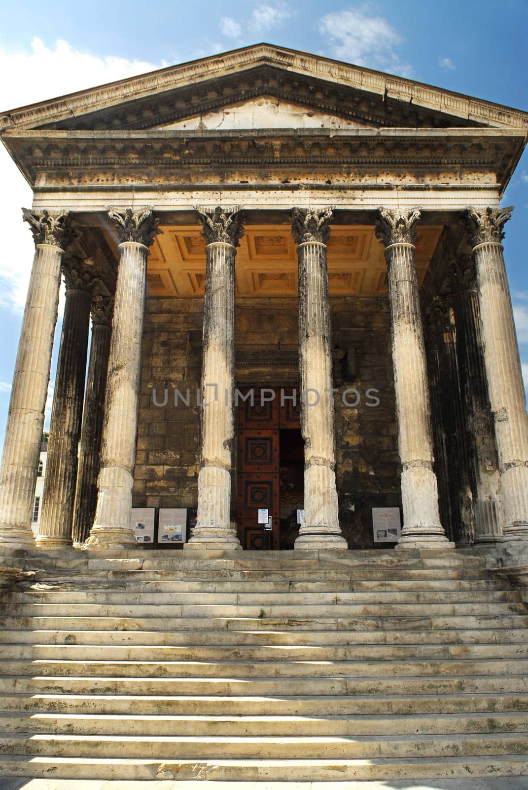 Roman temple in Nimes France