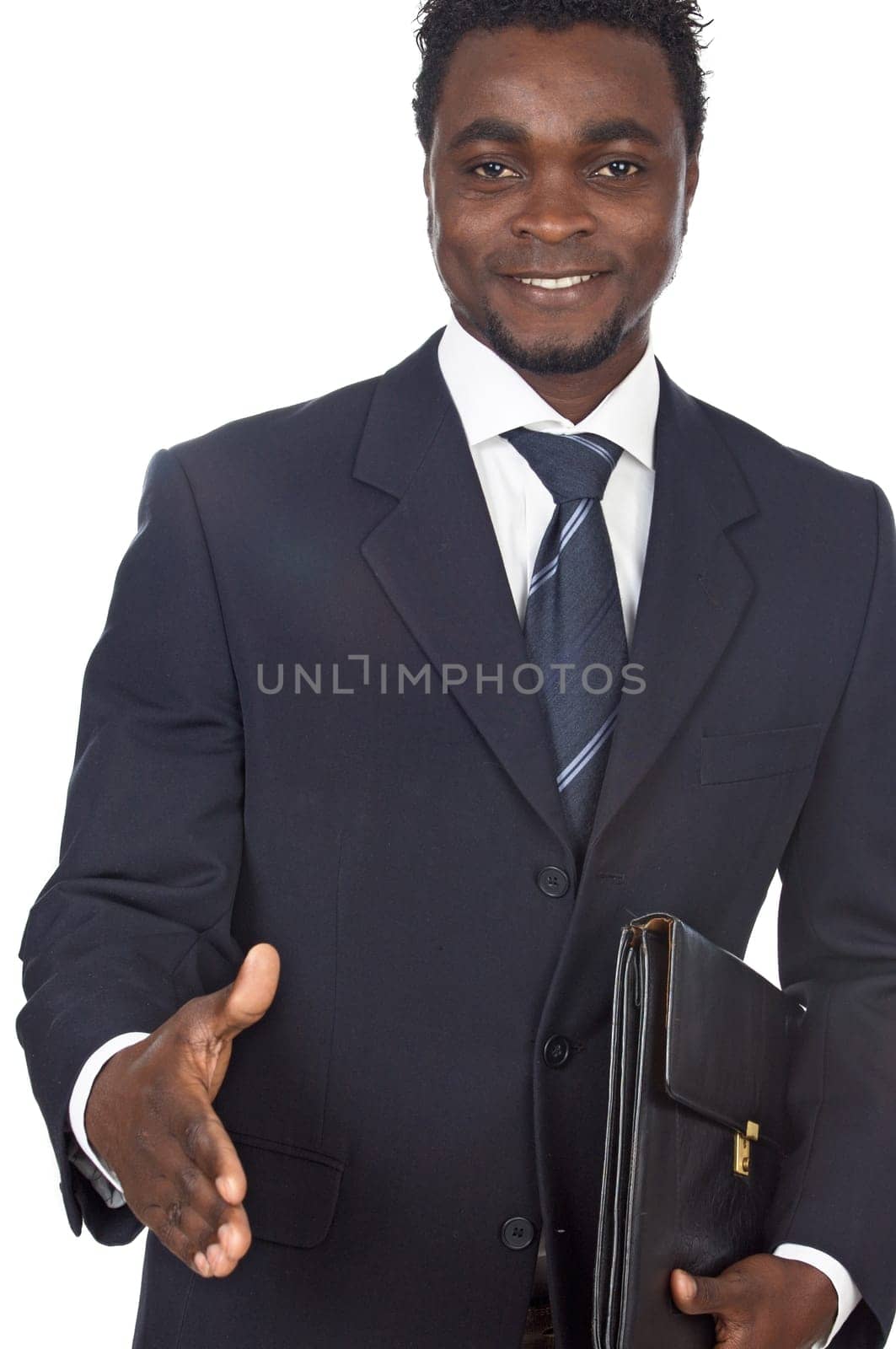 attractive african businessman