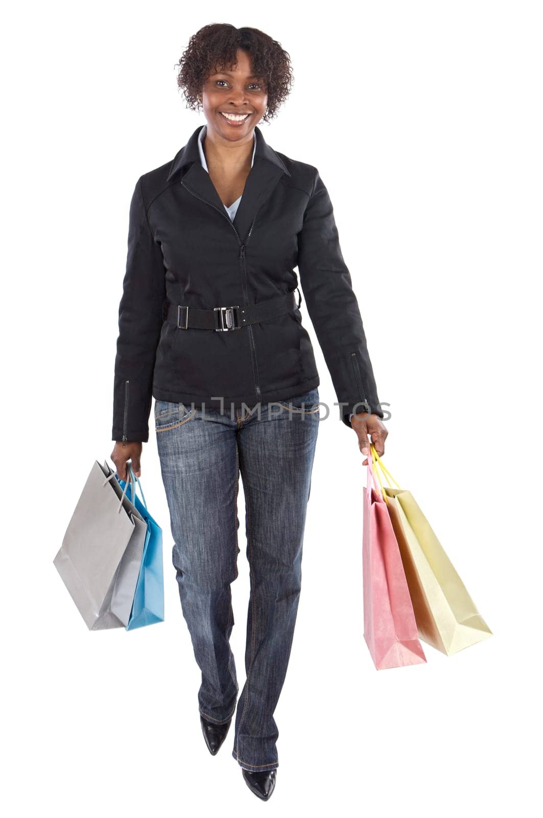 Attractive shopping girl