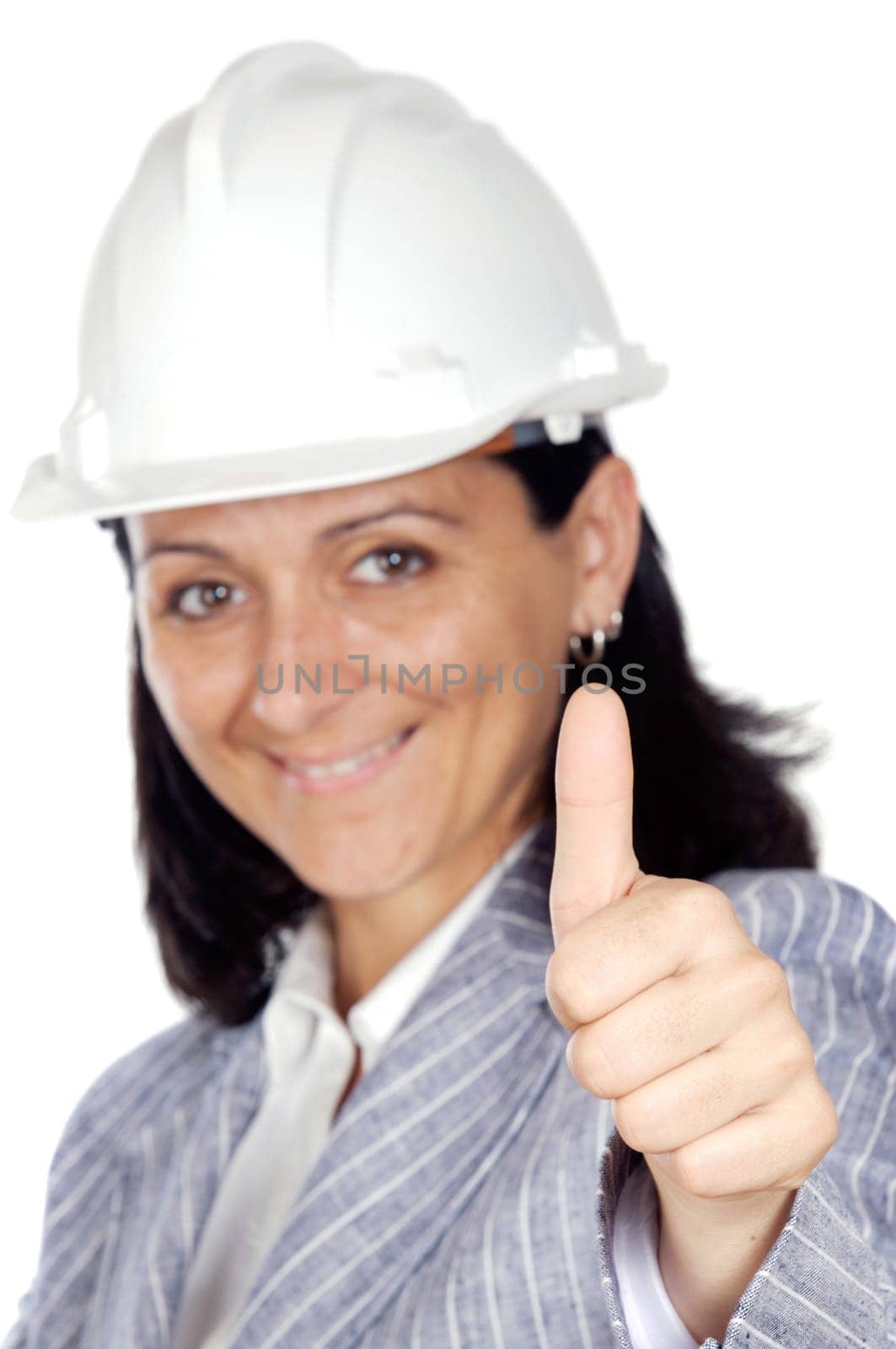 Woman whit thumb up