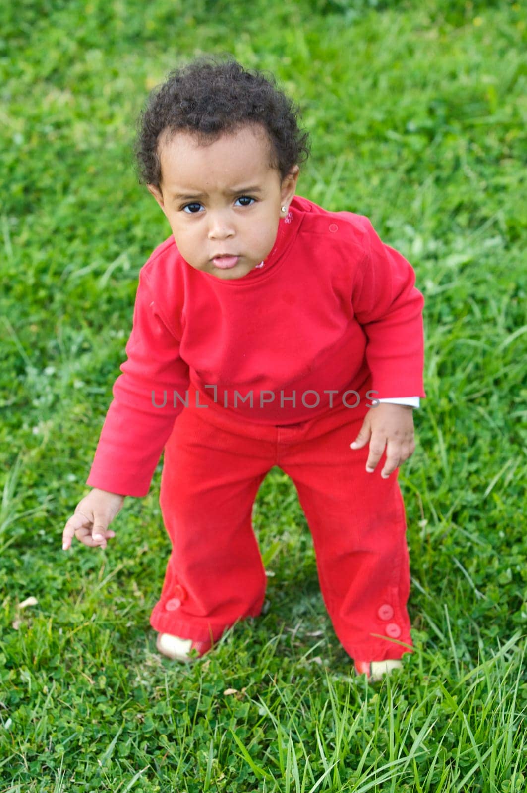 Adorable african baby