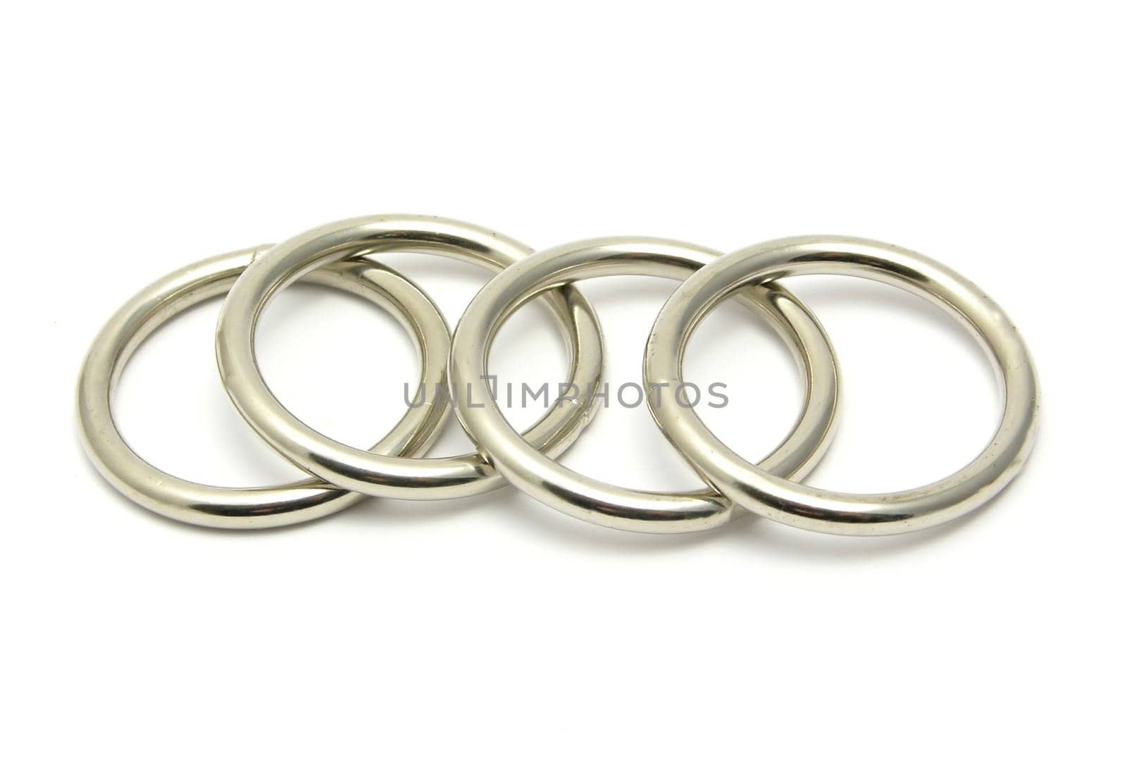 Four metal rings