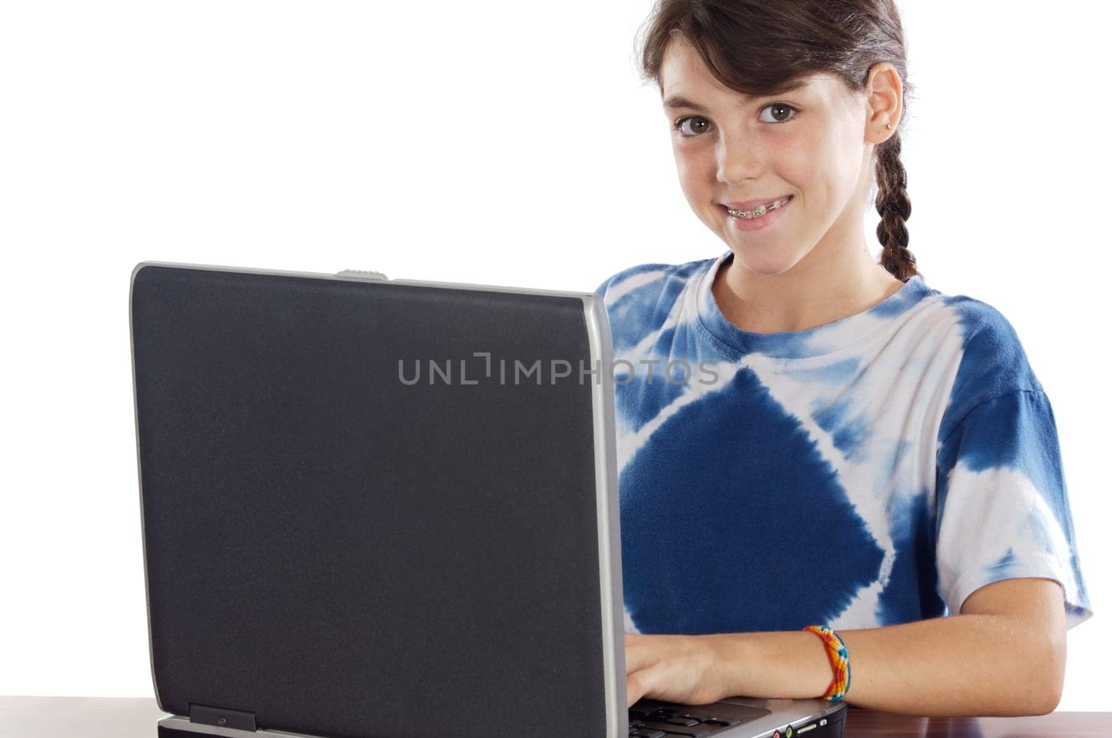 Girl whit laptop