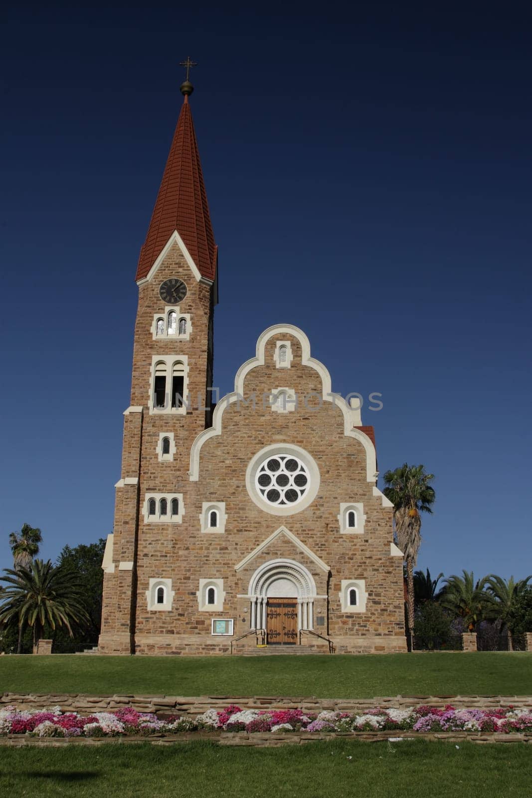 The Christ Church in Windhoek,one of the city's landmarks.