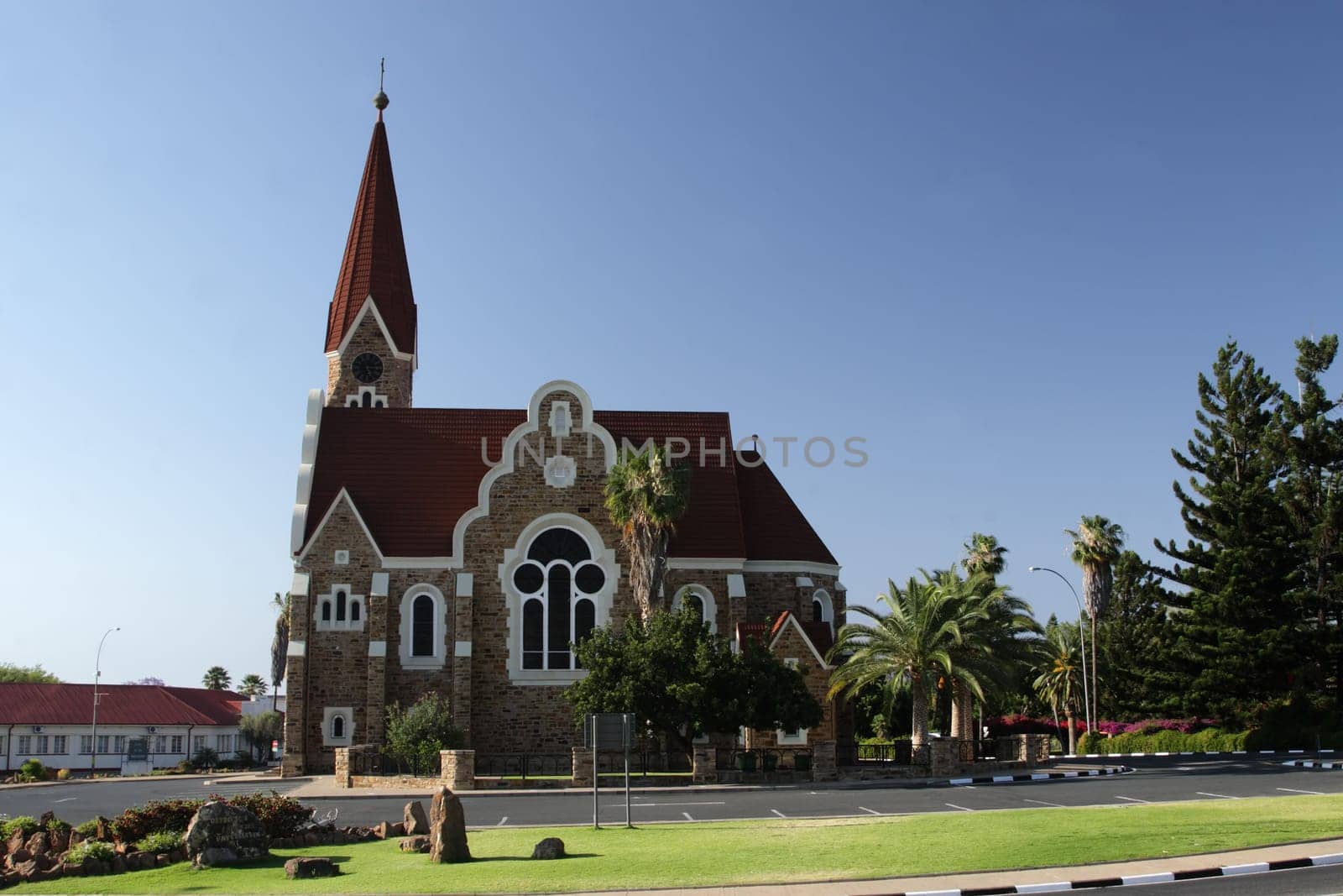 The Christ Church in Windhoek,one of the city's landmarks.