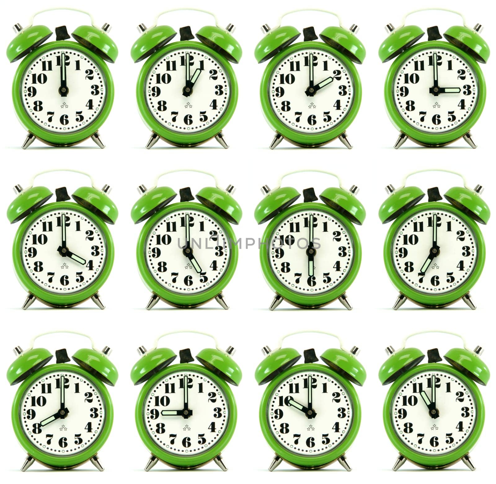 twelve hours alarm clock