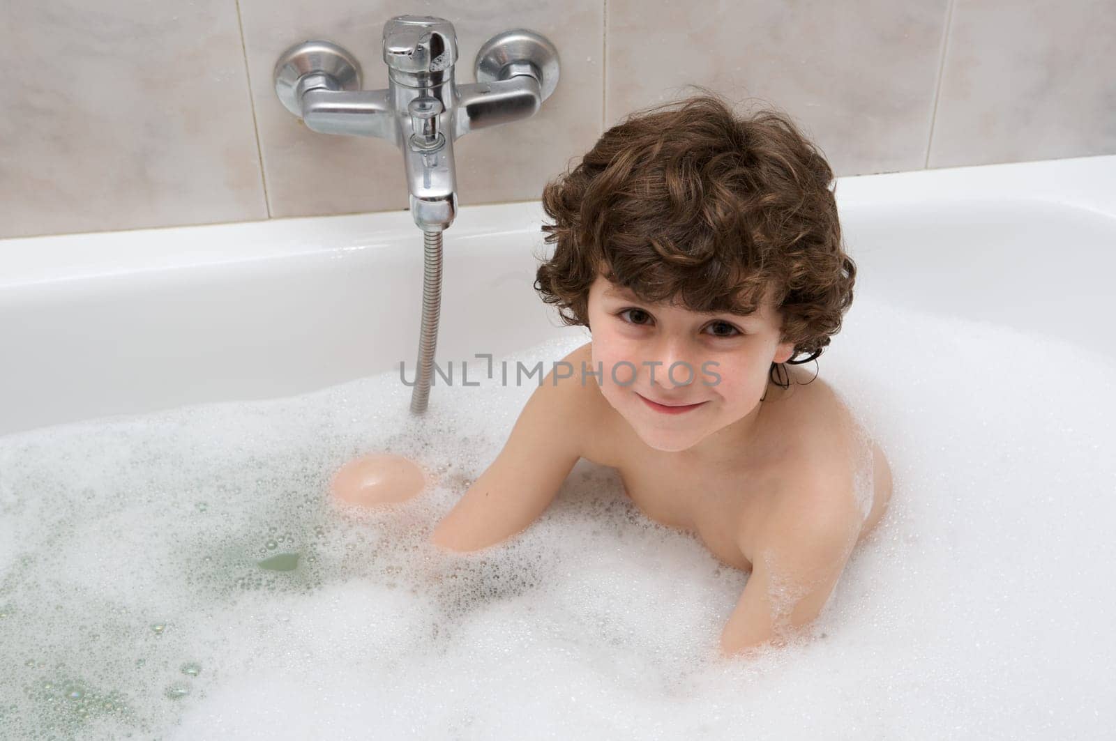 Child in the bath