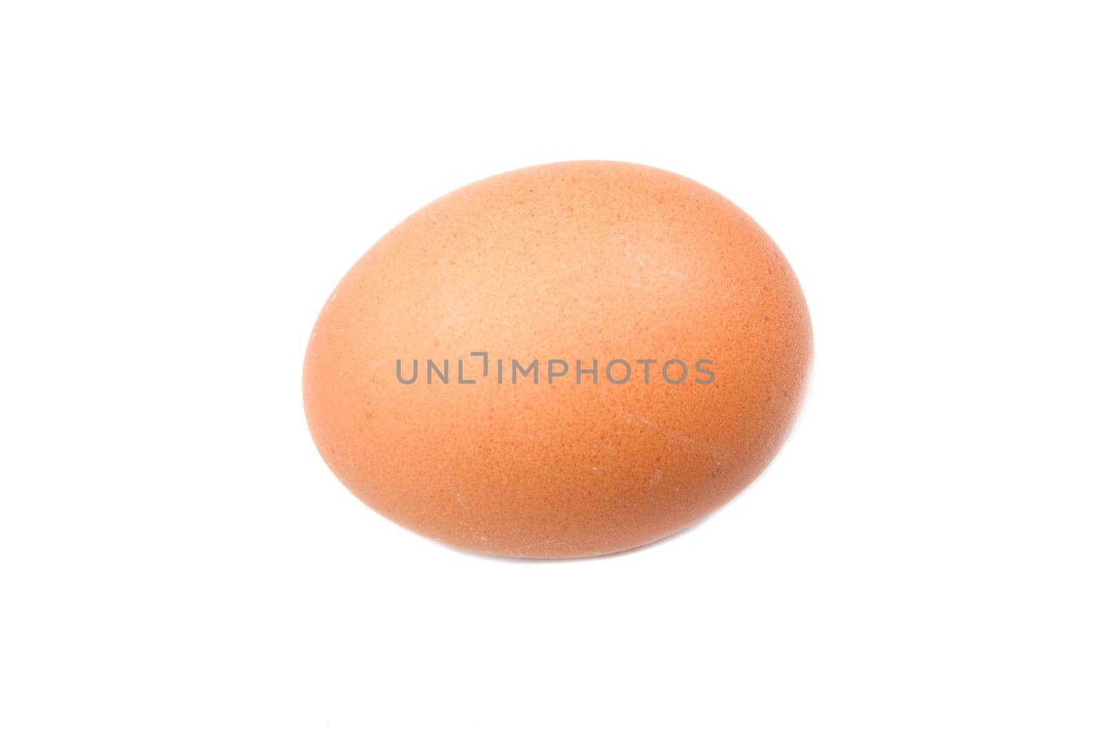 Photo of one brown hen egg