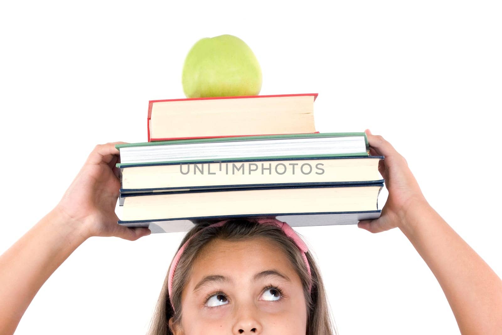 Girl studying
