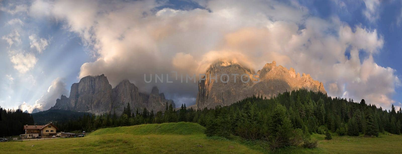 Sella massif in the last light